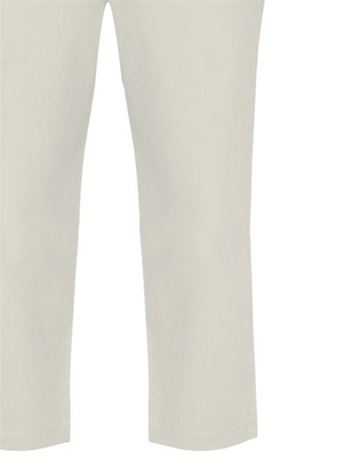 Light beige stretch-cotton pants FAMILY FIRST | PF2403WHITE